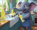DISH WASH LIQUID [Lemon Fresh YELLOW] 500 ml
